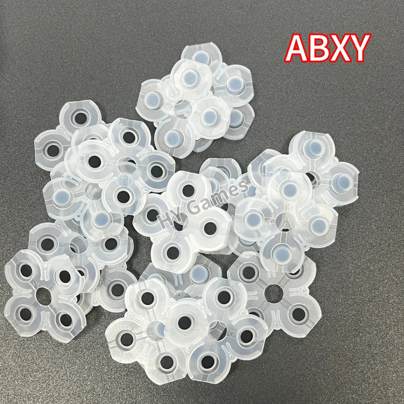 50PCS for Playstation 4 PS4 Game Controller JDM-050-055 030 040 001 011 Keypad Button ABXY  Silicone Conductive Rubber Set Game console repair parts