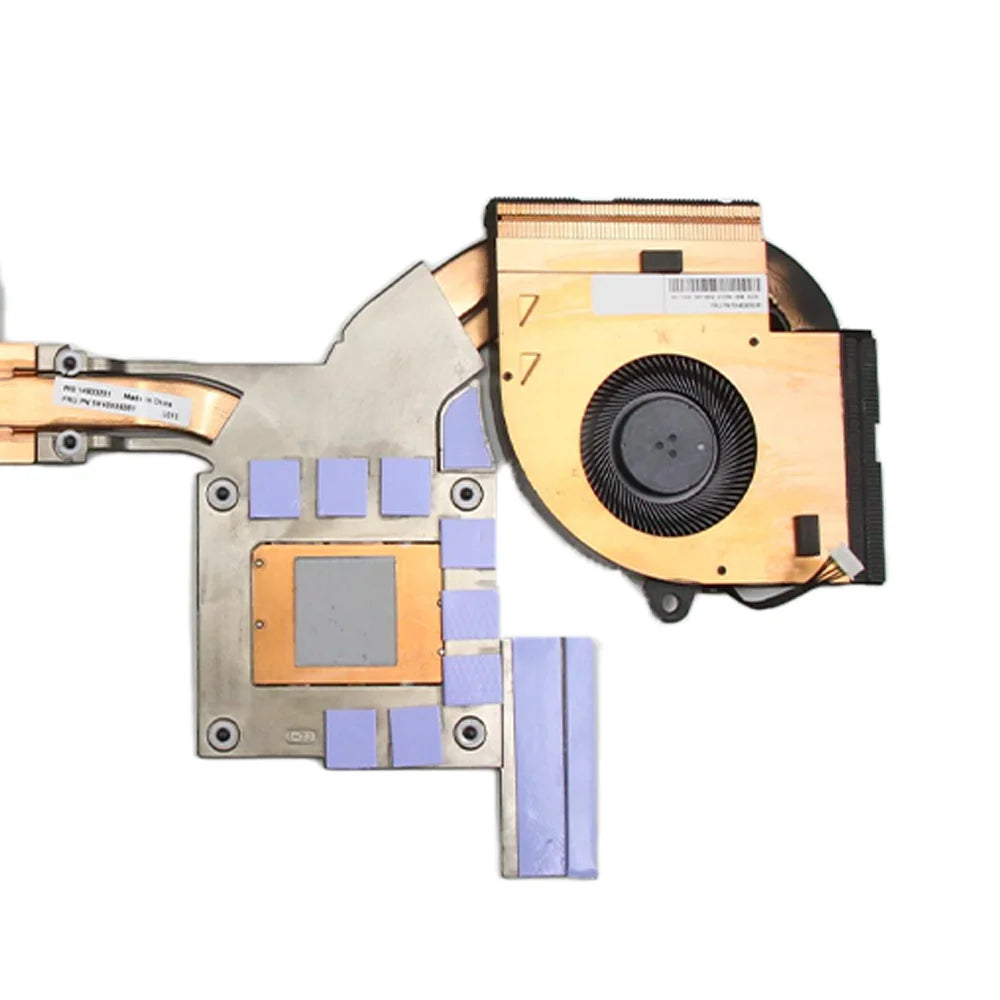 Original For Lenovo ThinkPad P15 Gen 1 T15g Gen 1 Laptop Fan Heatsink CPU Cooler Cooling Fan FRU:5H40X89381 5H40X89383 Lenovo laptop repair parts