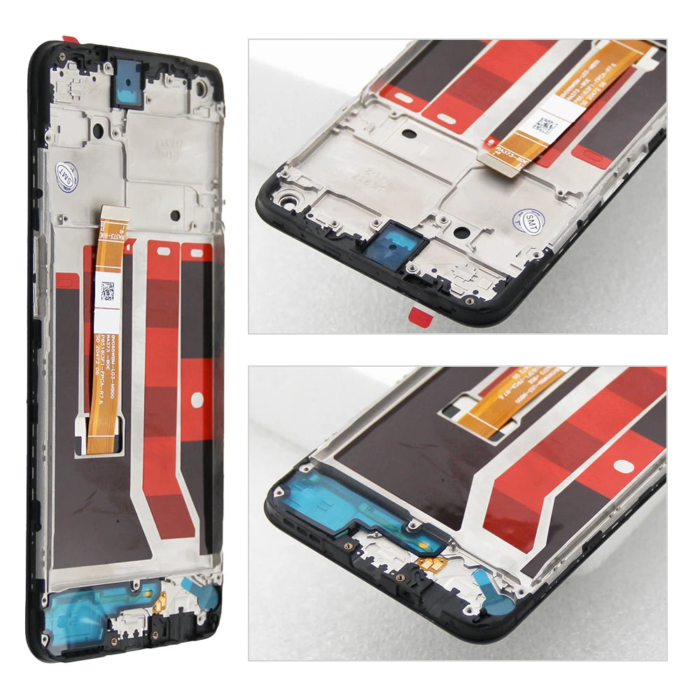 6.5" Display Screen for Oppo A53s CPH2139 CPH2135 Lcd Display Digital Touch Screen with Frame for Oppo A53s Screen Replacement OPPO phone repair parts