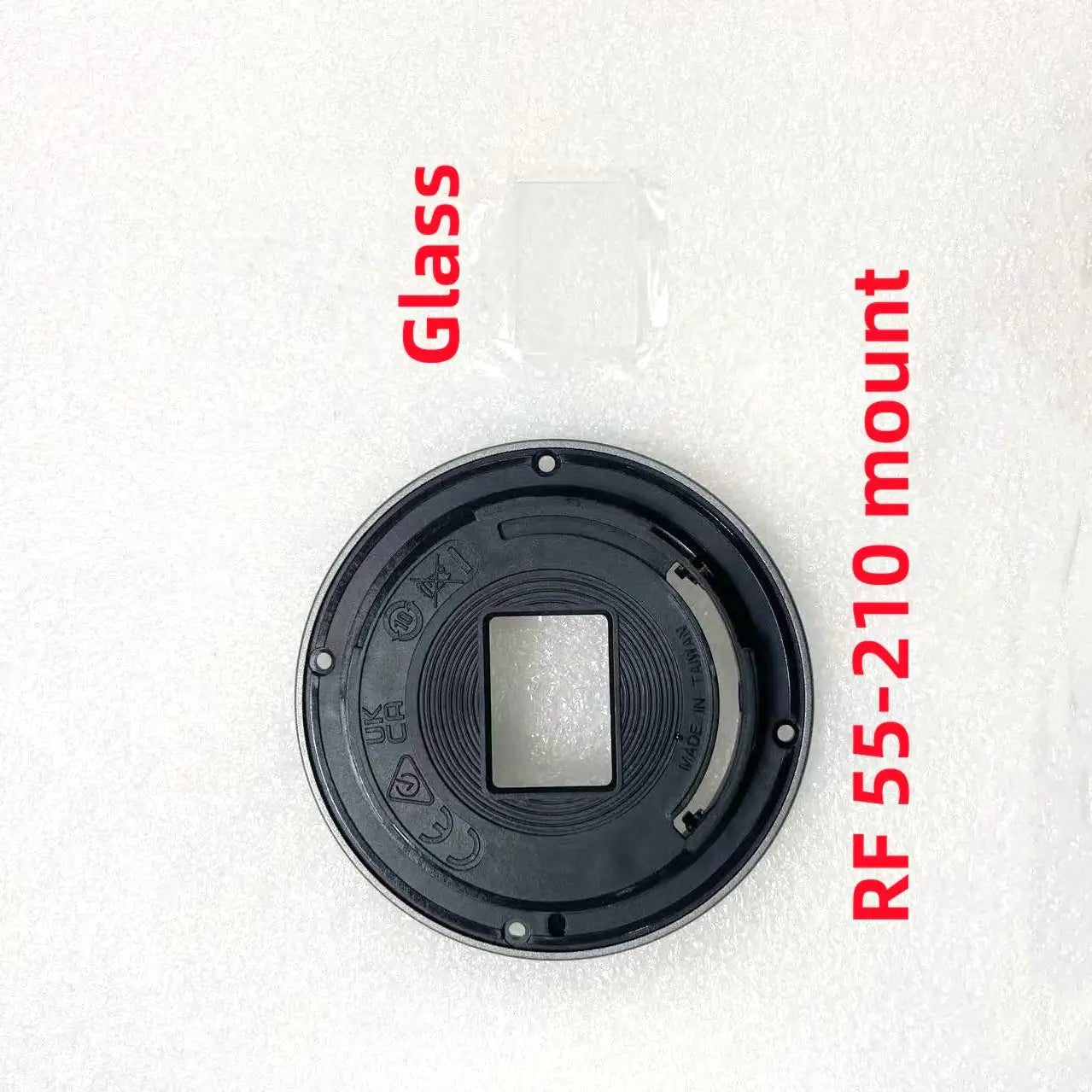 New for Canon RF-S 55-210 IS STM Back Mount Lens Rear Base Mount with Glass Repair Parts  Digital Camera repair parts