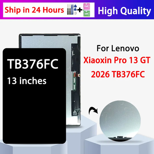 TB376FC TB376 Premium Lcd For Lenovo Tab Xiaoxin Pro 13 GT LCD Display Touch Screen Digitizer Assembly Replacement Tablet repair parts