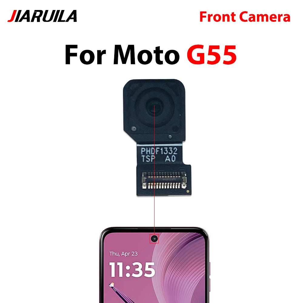 Back Rear Camera Big Main Camera Front Camera Flex Cable For Motorola Moto G22 G32 G62 G13 G23 G73 G14 G24 G55 G34 G84 G35 5G Motorola phone repair parts