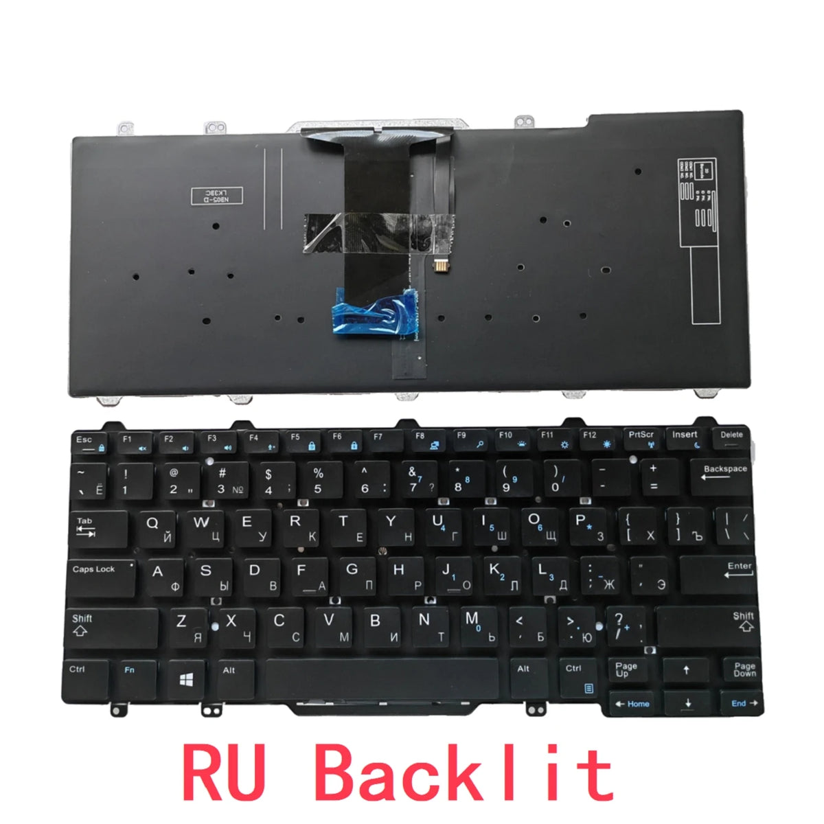 New US Russian Latin UK Arab Laptop Backlit Keyboard For Dell Latitude 3340 3350 5480 5490 E3340 E7450 E5450 E7470 E5470Dell laptop repair parts