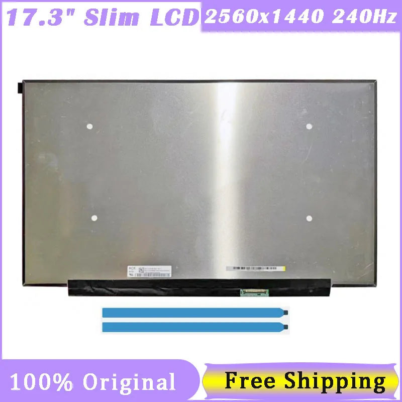 17.3 Slim 40 Pin Laptop Screen For ASUS ROG Strix G17 G713 G733 FA707 NE173QHM-NZ1 NE173QHM-NZ2 NE173QHM-NZ3 2560X1440 QHD 240HZ  ASUS laptop repair parts