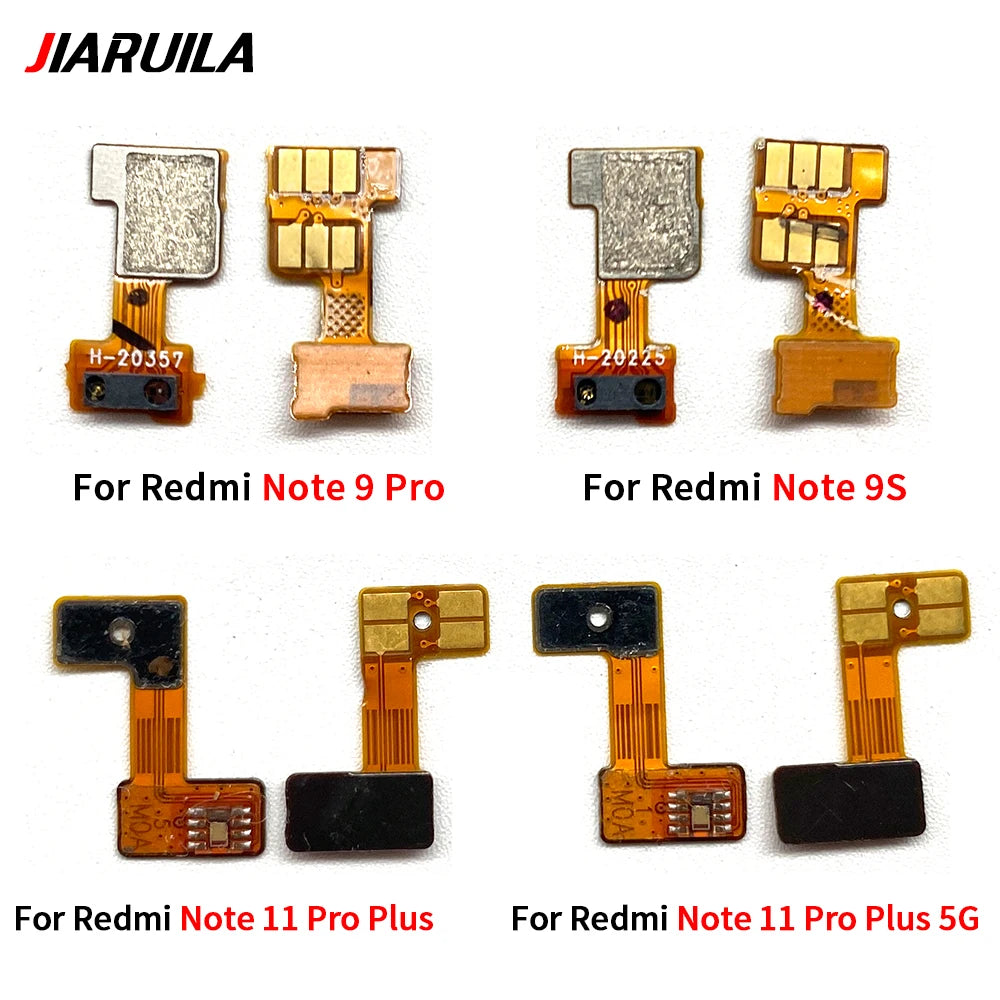 New Proximity Ambient Light Sensor Flex Cable For Xiaomi Poco X3 Pro NFC Redmi Note 8 9 9s 11 Pro Plus 4G 5G Replacement Parts Xiaomi  Xiao mi phone repair parts