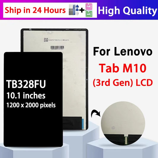 10.1"inch New TB328 LCD For Lenovo Tab M10 (3rd Gen) TB328FU TB328XU Lcd Display Touch Screen Digitizer Assembly Tablet repair parts