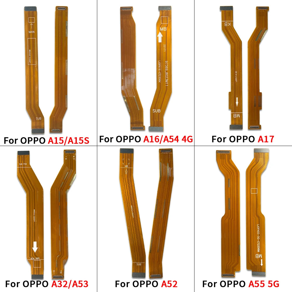 Main Board Motherboard Connector Flex Cable For OPPO A15 A16 A54 A17 A32 A53 A52 A55 A57 A58 A76 A78 A92 A93 A95 A96 A97 4G 5G OPPO phone repair parts