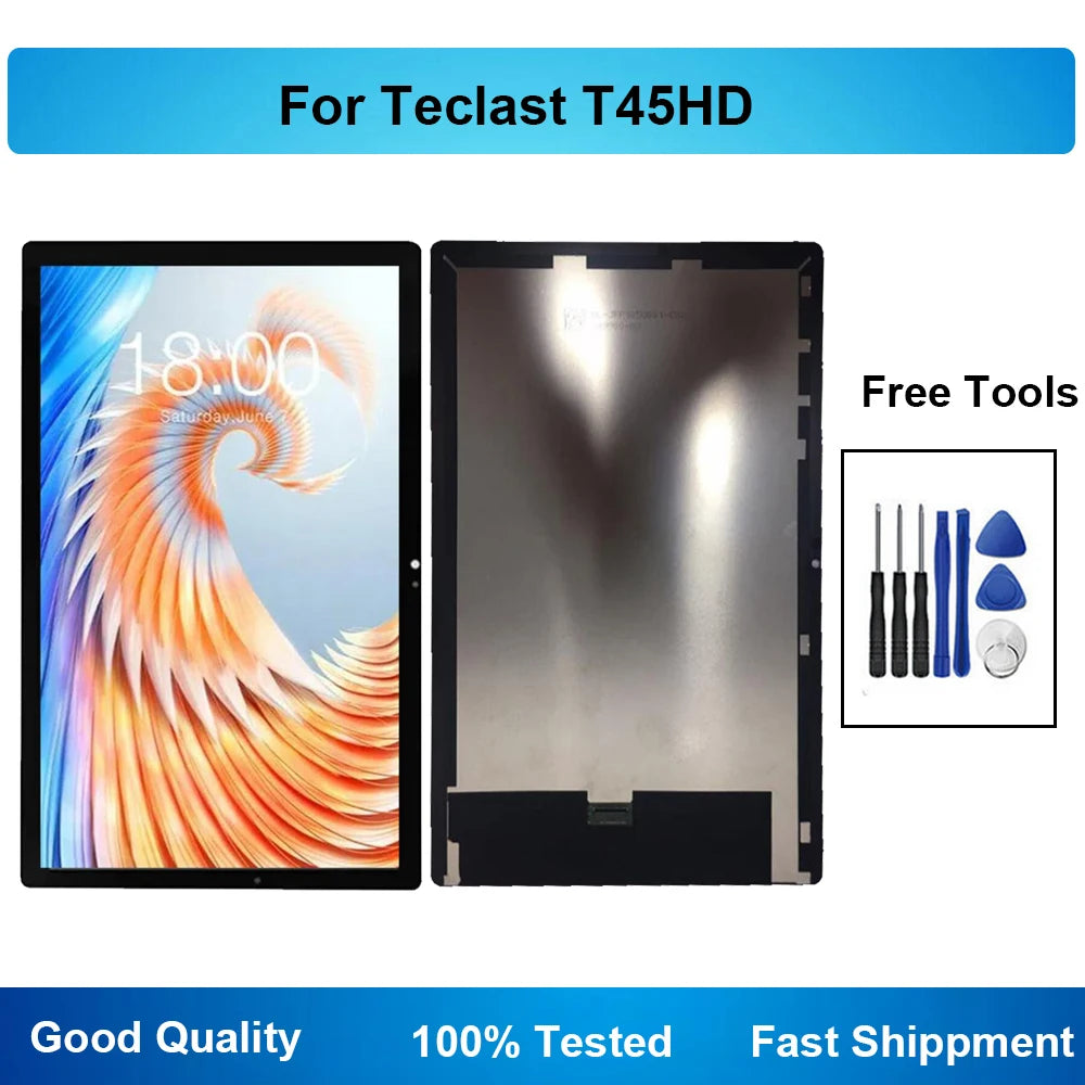 10.5 Inch Teclast T45HD 4G LTE Tablet LCD Display Touch Screen Digitizer Glass Assembly Tablet repair parts