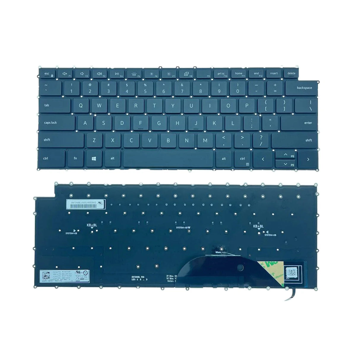 New US Laptop Backlit Keyboard For Dell XPS 15 9500 17 9700 Precision 5550 5560 5750 5760 PK132SH1A00Dell laptop repair parts