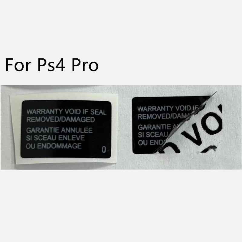 20Pcs/Lot Replacement for Ps4 1000 11XX 1200 20xx Slim Pro Housing Host Warranty Sticker for Ps5 Console Case Shell Label Seal  Game console repair parts