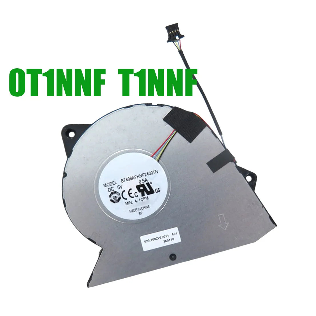 For DELL Pro 14 PC14250 PC14255 Pro 16 PC16250 PC16255 0T1NNF T1NNF B7806AFHNF2400TN BN7505S5H-007P EG50040S1-C026-S9A CPU Fan Dell laptop repair parts
