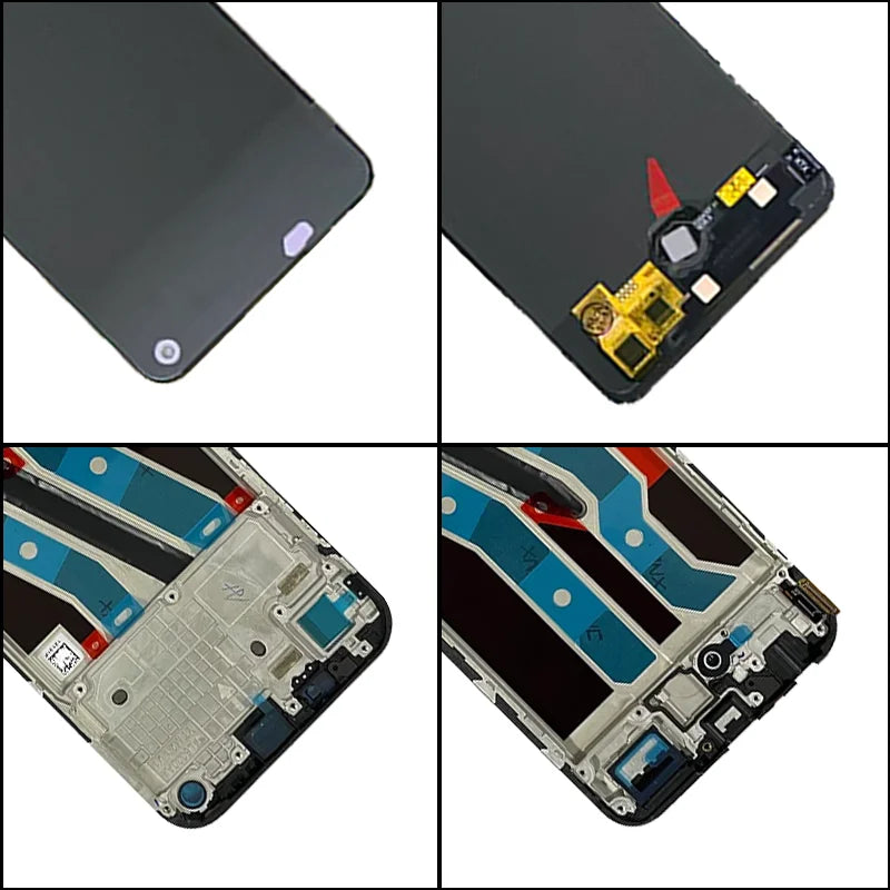 6.4'' Super AMOLED For Oppo Realme 11 4G LCD RMX3636 Display Touch Screen With Frame For Realme11 4G Display Replacement  Oppo phone repair parts