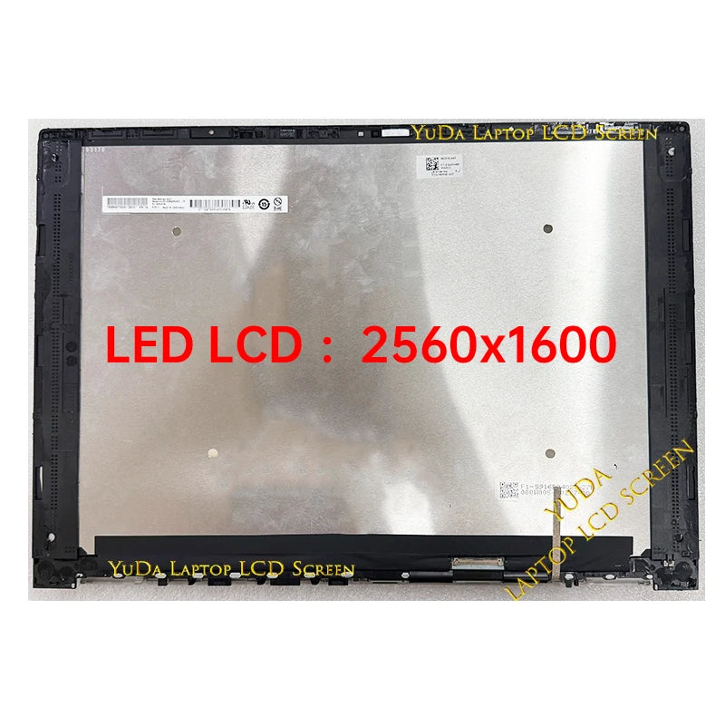 16" Laptop LCD Touch Screen For HP Envy 16-h 16t-h TPN-C159 Display Digitizer + With Frame Assembly Replacement WQXGA / WQUXGA HP laptop repair parts