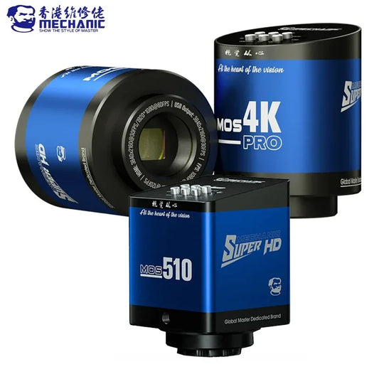 New MECHANIC IMX 307/415/678 Sony Sensor 4K HD Industrial Microscope Camera For PCB Soldering Repair Ultra-High Resolution Image Professional Repair Tools