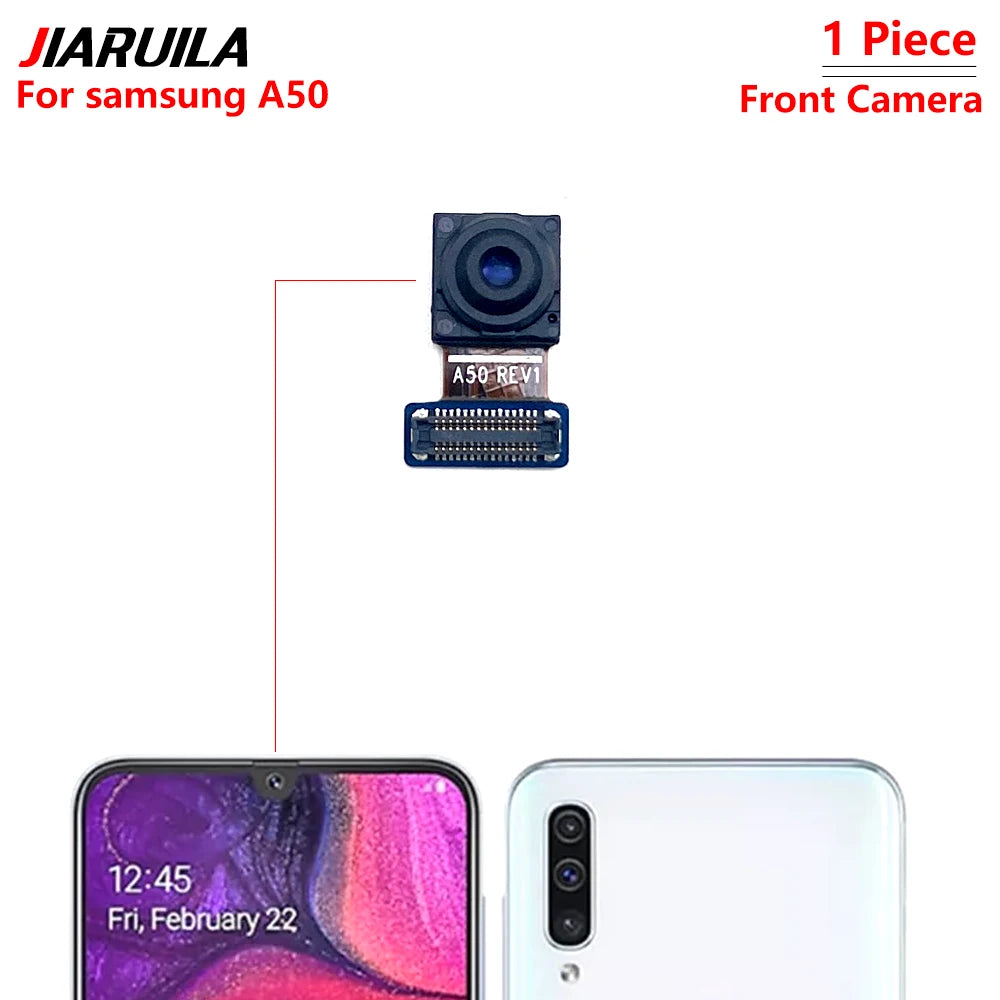 New Rear Main Back Camera Front Camere Flex Cable For Samsung A10 A20 A30 A40 A50 A60 A70 A80 A10E Samsung phone repair parts