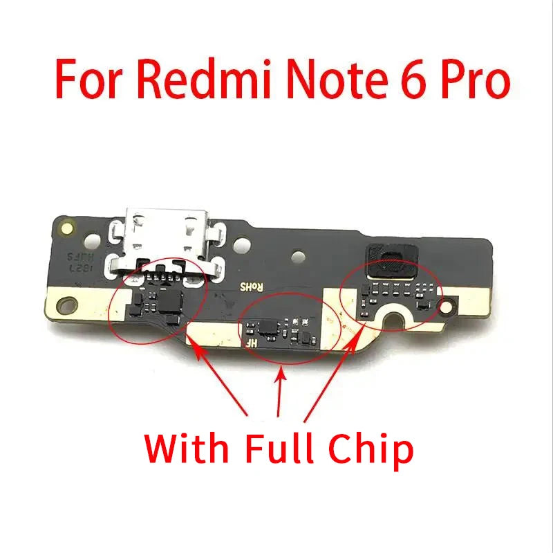 USB Charger Charging Dock Port Connector SUP board Flex Cable For Xiaomi Redmi Note 8T 9S 9 4 4X 5 5A 6 3 Pro Se 152mm  Xiaomi  Xiao mi phone repair parts