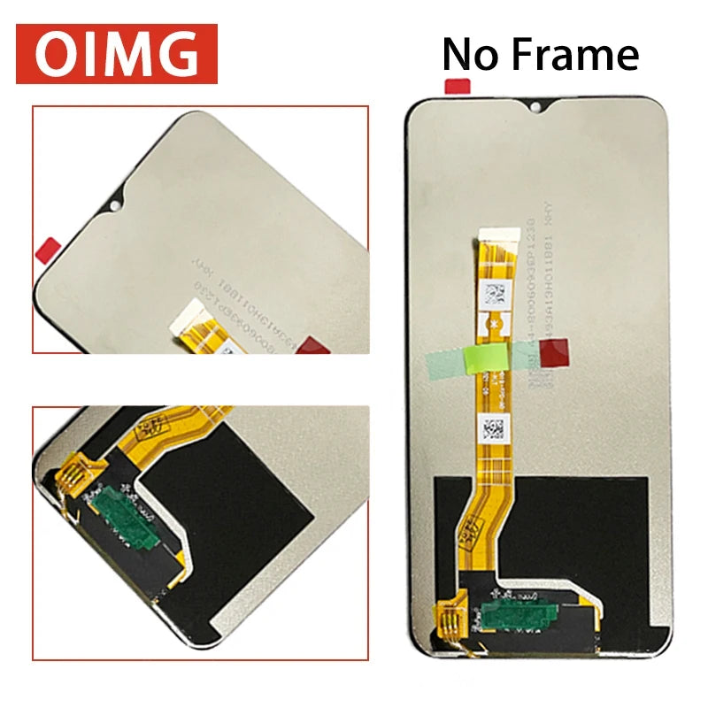 6.56" Screen For Oppo A17 LCD CPH2477 Display Screen Replacement  For Oppo A17K LCD CPH2471 Digital Touch Screen Assembly Oppo phone repair parts Realme phone repair parts