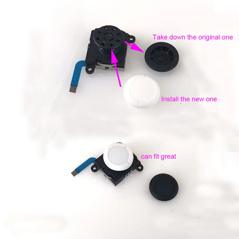2-10Pcs Silicone Rubber Protective Skin Joystick Grip Grips Cap for Nintendo Switch Lite/Oled Joy-Con Joysticks Skin Game console repair parts