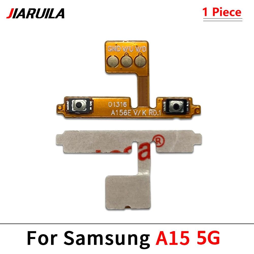 Power on off Volume Key Button Flex Cable For Samsung A13 A23 A33 A73 A53 A14 A24 A34 A54 A15 A35 A55 A04 A04s A05 A05 4G 5G Samsung phone repair parts