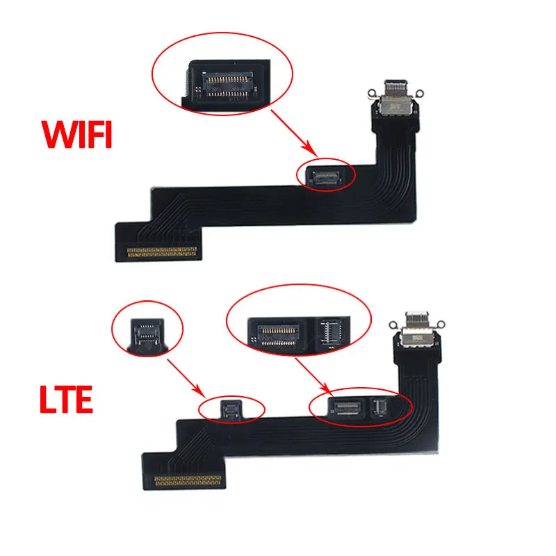 USB Charging Dock Port For Apple iPad Air 4 2020 A2324 Air 5(2022) A2589 Connector Charging Port Cable Charger Flex Board Module  iPad repair parts