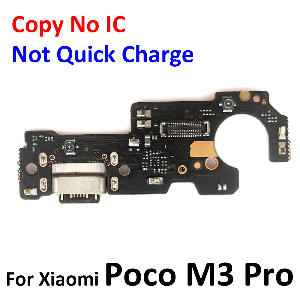 USB Port Charger Dock Connector Charging Board FLex Cable For Xiaomi Poco F1 F2 Pro F3 X3 X4 M3 M4 Pro 4G 5G Mic Microphone  Xiaomi  Xiao mi phone repair parts
