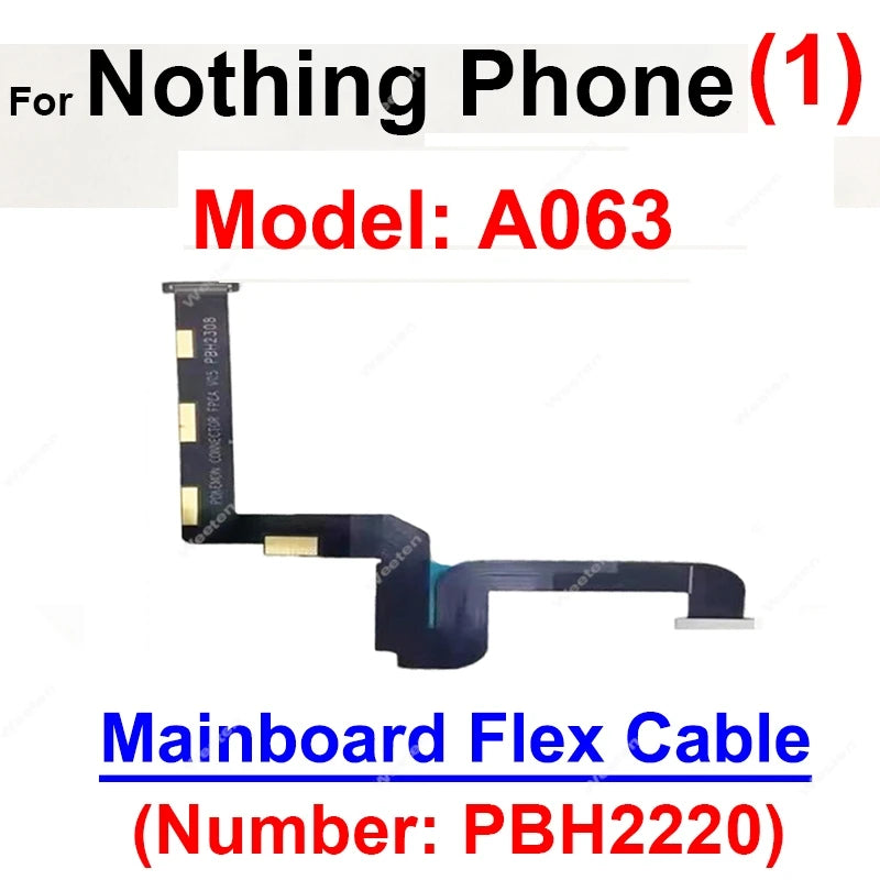 USB Charger Port Flex Cable For Nothing Phone 1 2 2A Motherboard Flex Cable Mainboard LCD Screen Flex Cable Connector Parts  Other Brand phone repair parts