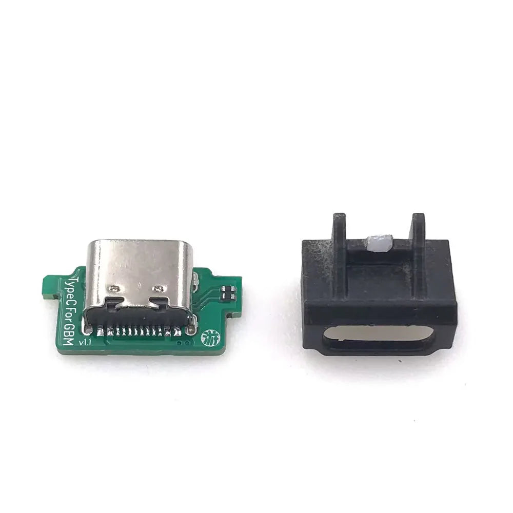 1-10set DIY For Nintendo GBM Charging Port Replacement Convert to USB-C Mod USB Type C Charging Socket Game console repair parts
