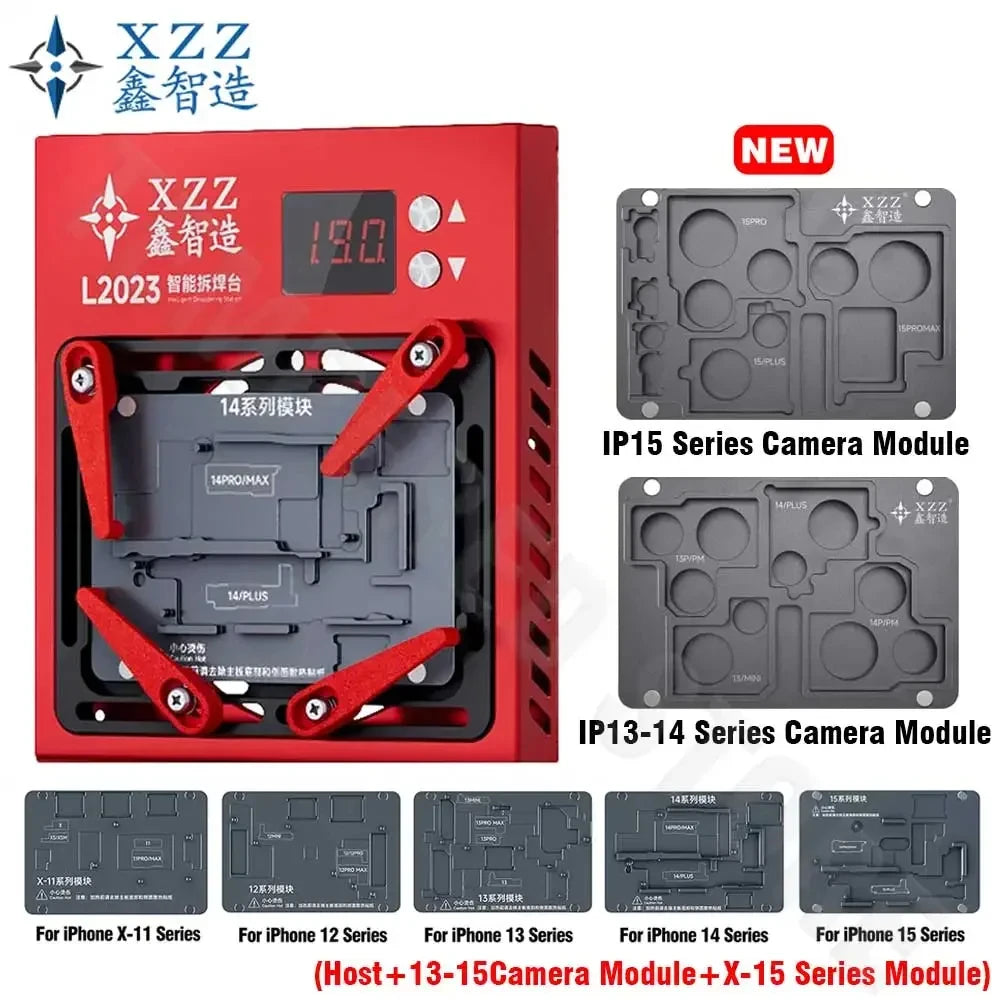 Xinzhizao XZZ L2023 Preheater Desoldering Station for iPhone X - 17PM Android Dot Matrix Motherboard Chip Soldering Repair tools Professional Repair Tools