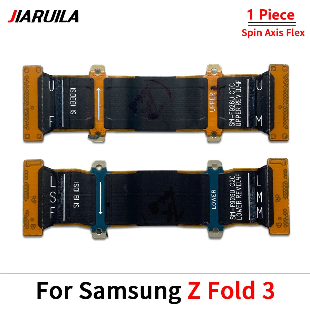 New Spin Axis Flex For Samsung Z Fold 1 2 3 4 5 6 MainBoard Connector LCD Display USB Flex Cable For Samsung Z Flip 1 2 3 4 5 Samsung phone repair parts