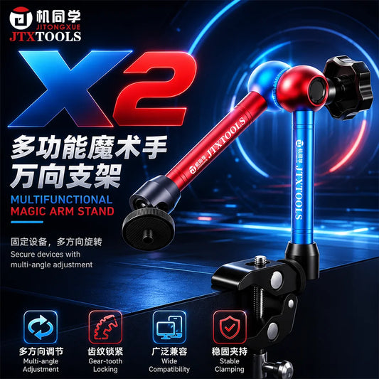 JTXTOOLS Multi Functional Magic Hand Universal Bracket 360 ° Rotation Adjustment For JTX A9 Curve Ammeter Cameras Macro Lenses Professional Repair Tools