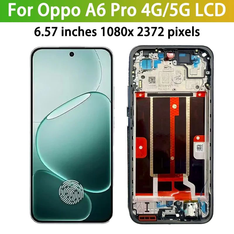 CPH2799 CPH2781 Premium Lcd For Oppo A6 Pro A6Pro 4G/5G Display Touch Screen Digitizer Panel Assembly Replacement Oppo phone repair parts Realme phone repair parts