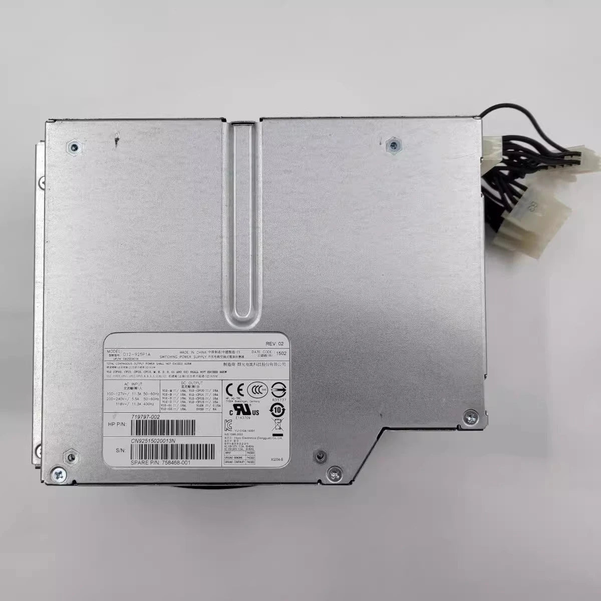 Power adapter supply for H-P Z640 D12-925P1A 719797-002 758468-001 925W D925E001H Switching Power Supply