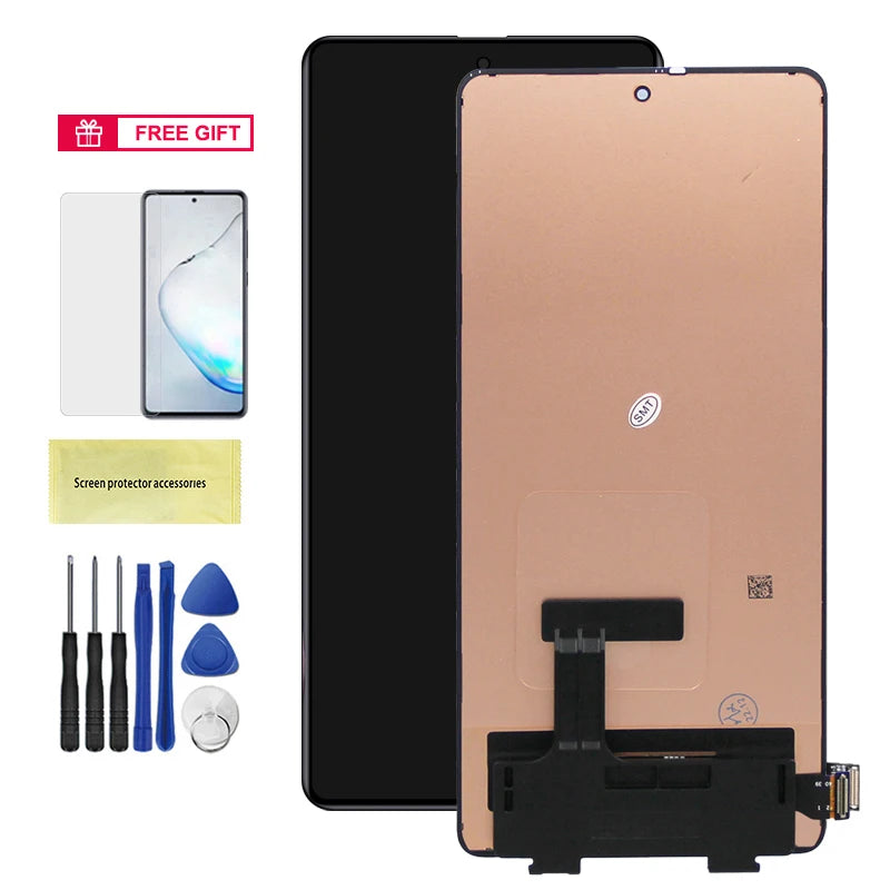 6.67" POCO F4 GT LCD Replacement Parts, for Xiaomi Poco F4 GT 21121210G Lcd Display Digital Touch Screen with Frame Assembly Xiaomi phone repair parts