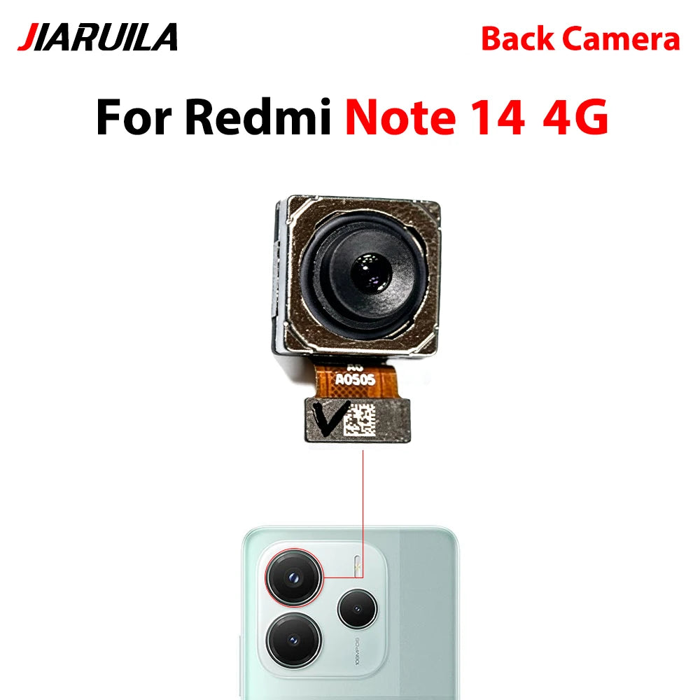 Back Rear Camera Big Main Camera Front Camera Flex Cable For Xiaomi Redmi Note 14 Pro 4G 5G  Xiaomi  Xiao mi phone repair parts