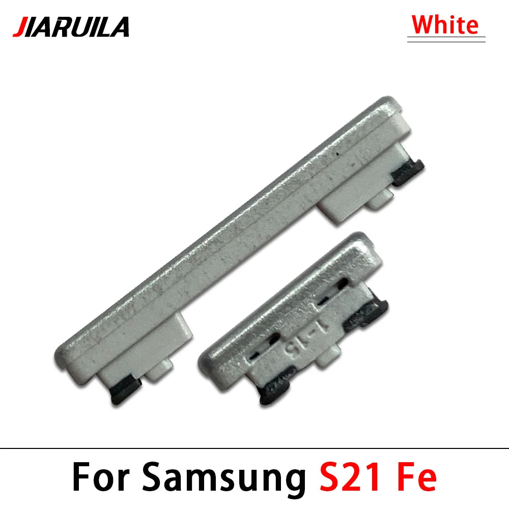 New Side Volume Button Power ON / OFF Buttton Key Set For Samsung S21 Plus Ultra Fe Replacement Parts Samsung phone repair parts