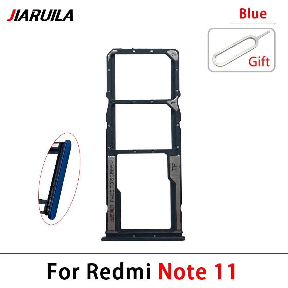 SIM Card Tray Slot Holder Adapter Accessories For Xiaomi Redmi Note 11 11s Pro Plus 4G 5G  Xiaomi  Xiao mi phone repair parts