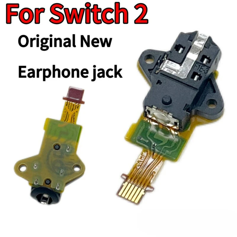 1-3pcs Original New Earphone Connector Jack Plug Port for Nintendo Switch 2 Headset Connect Port Socket for NS2 Game Accessories  Game console repair parts