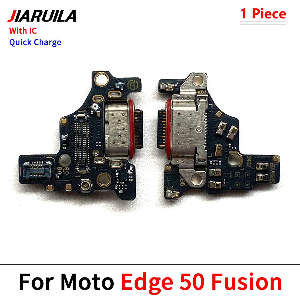 USB Charging Port Mic Microphone Dock Connector Board Flex Cable For Motorola Moto Edge 50 Neo Fusion Pro Repair Parts Motorola phone repair parts