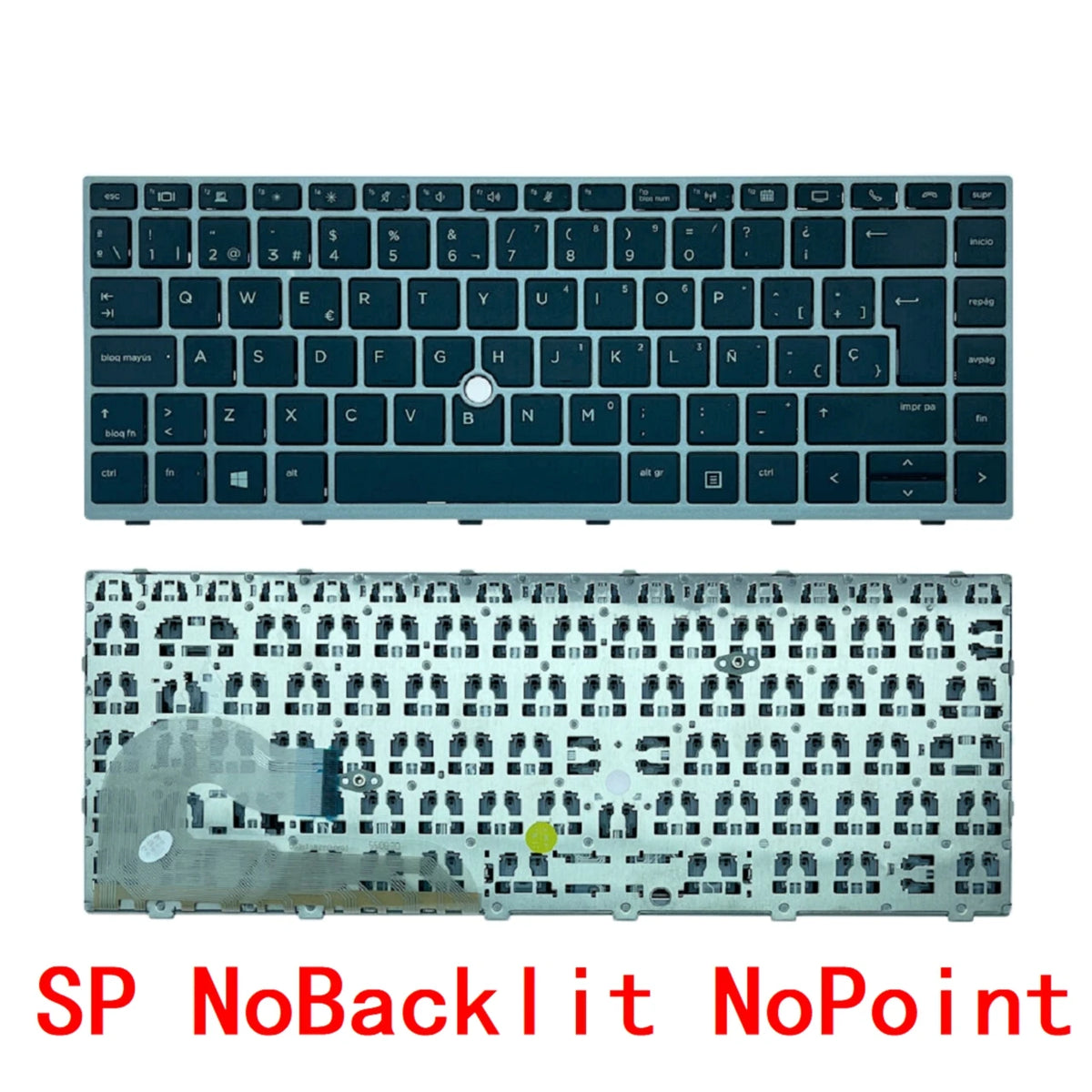 New US Russian Spanish UK Laptop Backlit Keyboard For HP EliteBook 840 G5 846 G5 745 G5 L11309-001 HPM17B3 L12375-251 L15540-251  HP laptop repair parts