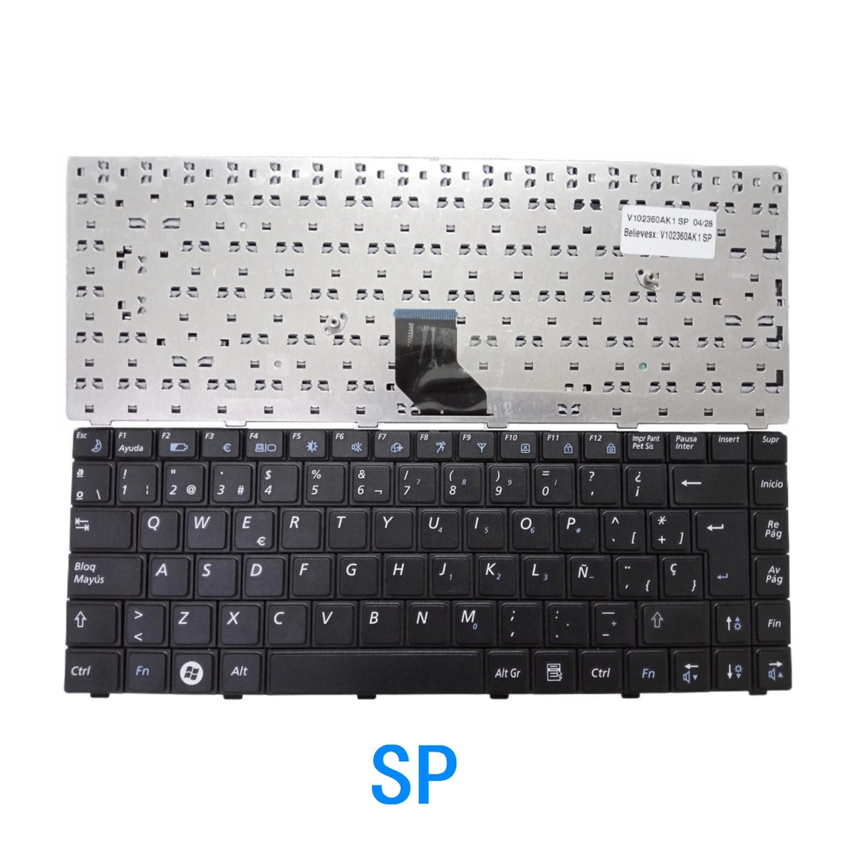 New US UI Russian Spanish Language  Keyboard For Samsung NP-R522 NP-R520 R518 R520 R522 R550 R513 R515 R450 R522H SAMSUNG laptop repair parts