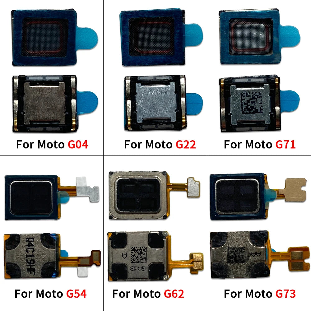 Front Top Earpiece Earphone Ear Speaker Sound Receiver For Moto G22 G32 G52 G62 G72 G82 G13 G23 G53 G73 G04 G14 G24 G34 G54 G84 Motorola phone repair parts