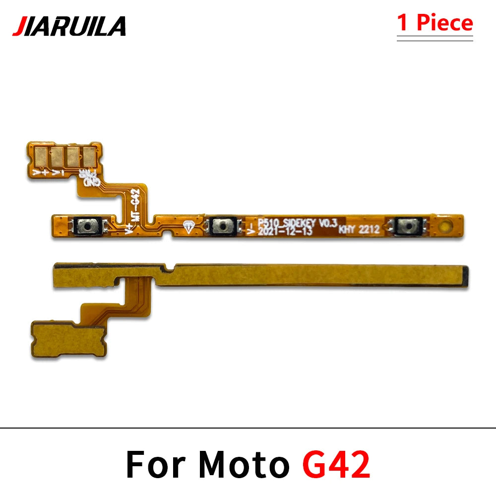 New Power On Off Volume Key Button Flex Cable For Motorola Moto G22 G32 G52 G62 G72 G82 G13 G23 G53 G73 G04 G14 G34 G54 G84 G42 Motorola phone repair parts