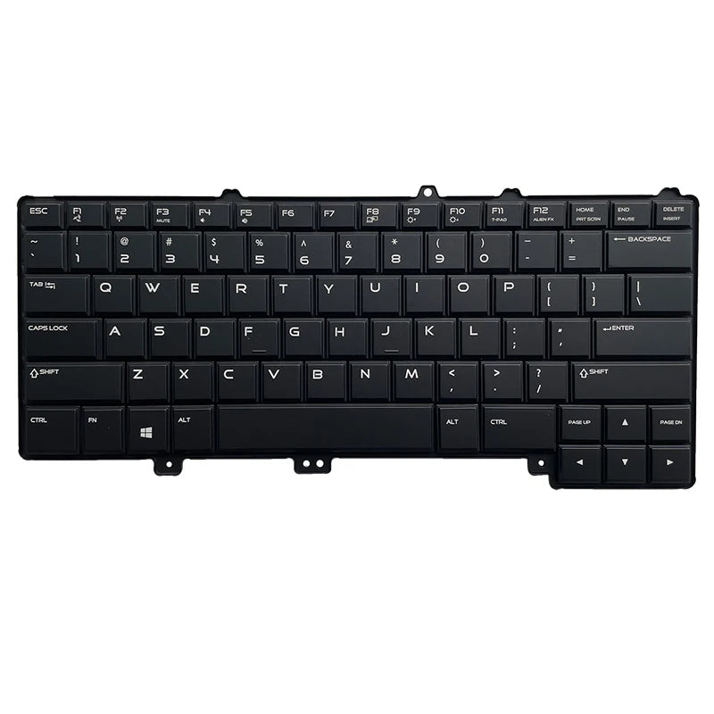 US NEW keyboard For DELL AlienWare 13 R1 R2 15 R2 P42F P42F001 P56G M13X R2 M15X R2 English laptop  Dell Laptop repair parts