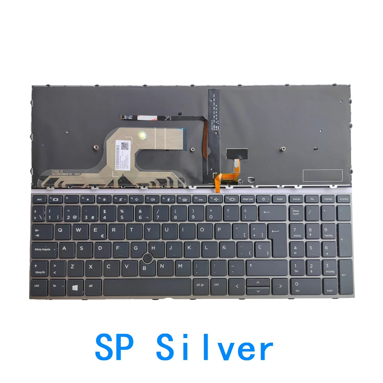 New US Russian Spanish language  Backlit Keyboard For HP ZBOOK 15 G7 ZBOOK 15 G8 ZBOOK Fury 15 G7 M17094  HP laptop repair parts