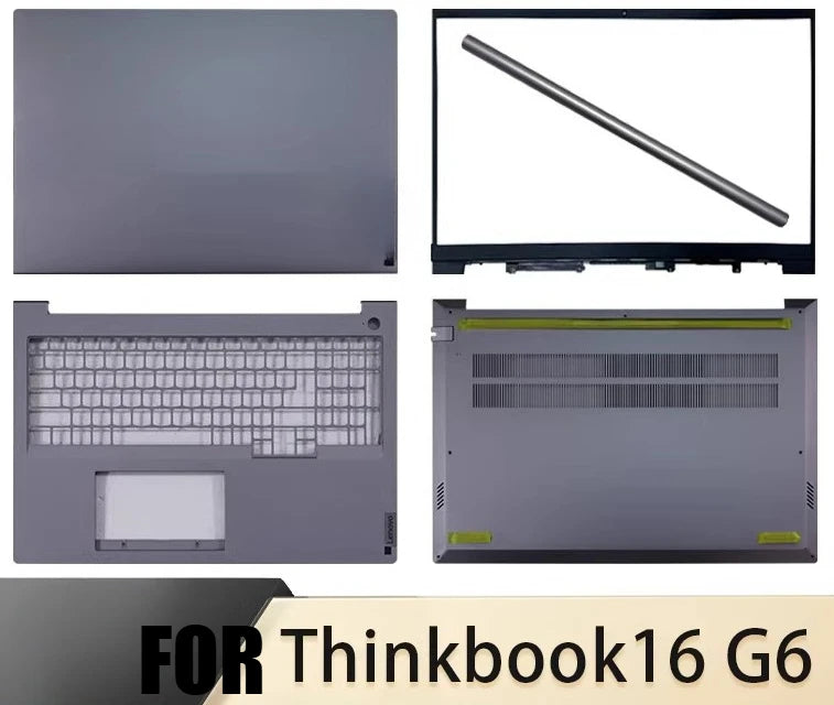 Cover Case for Think Book 16 G6 ABP IRL  LCD Back top back cover bezel frame bottom cover case hinge upper palmrest Shell Lenovo laptop repair parts