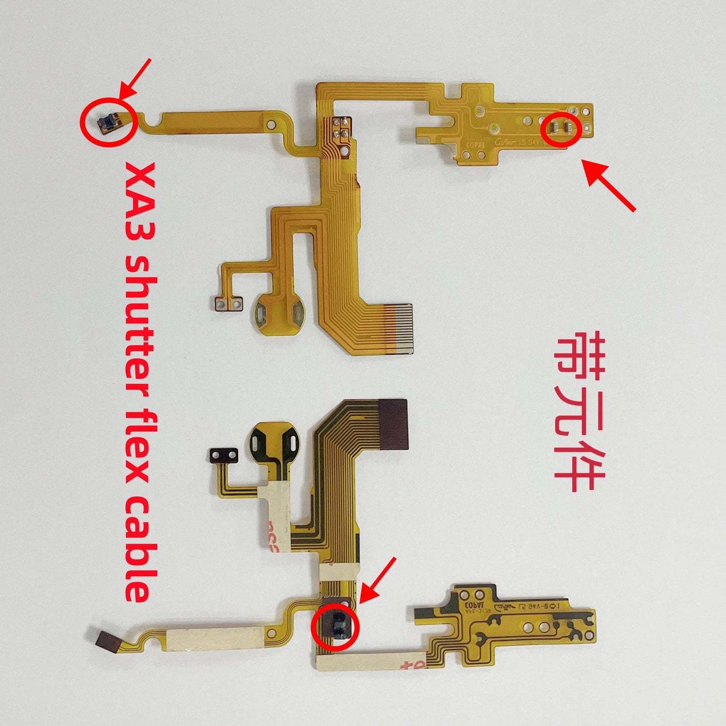 New XA3 XA5 Shutter Flex Cable For Fuji X-A3 X-A5 X-M1 X-A1 X-T1 X-T10 X-T20 X-Pro1 X-Pro 1 X-E1 X-E2 X-E3 X-A2 Camera Shutter  Digital Camera repair parts