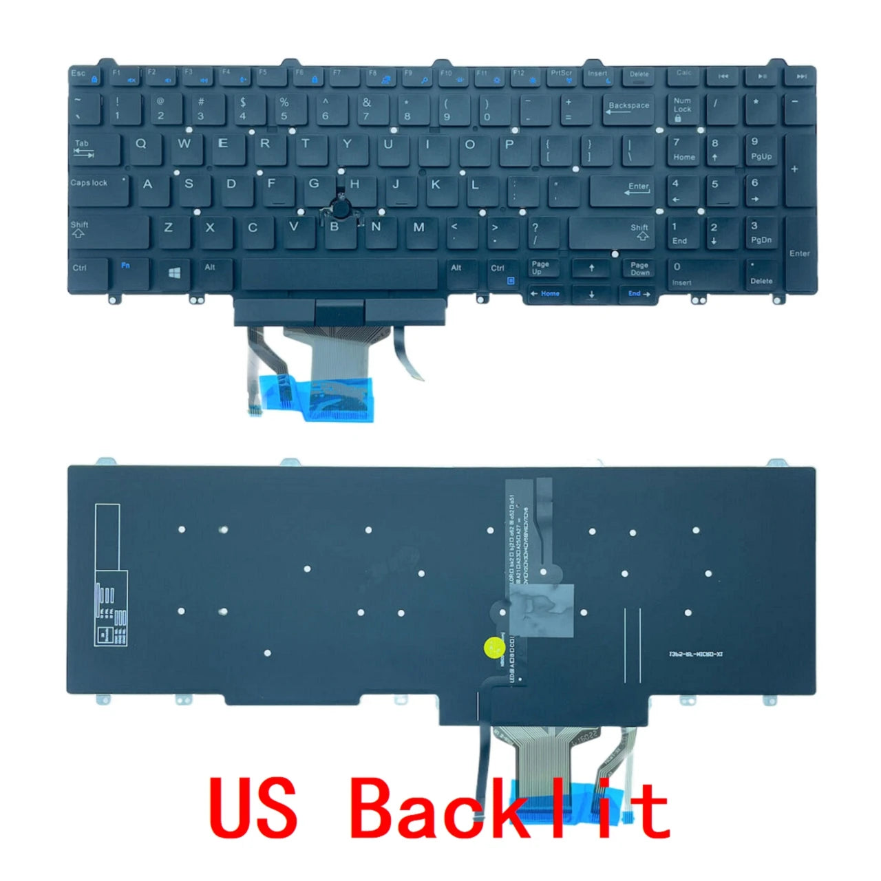 US RU SP LA Backlit Keyboard For Dell Latitude E5550 E5570 E5580 E5590 Precision M3510 M7510 7710 M7720 M7520 M3520 P53FDell laptop repair parts