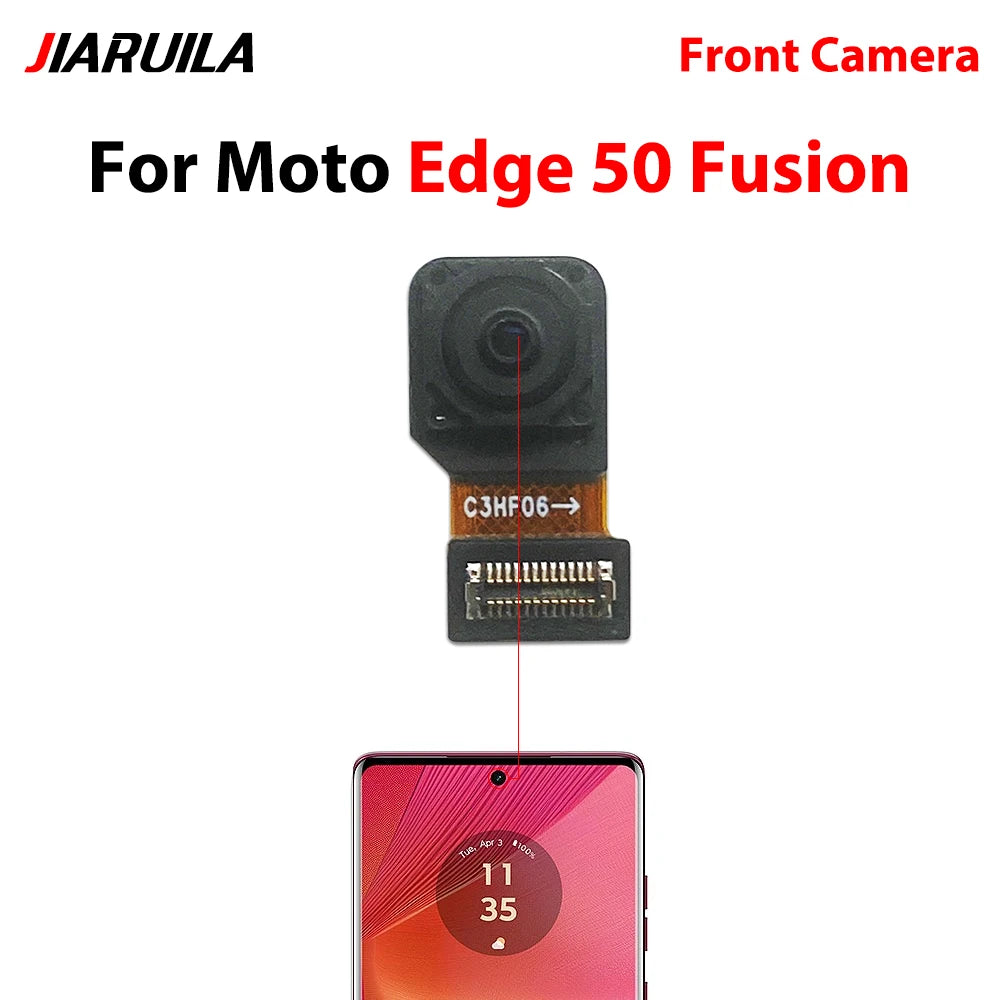 Front Camera Flex Front Back Rear Camera Module Flex Cable For Motorola Moto Edge 20 30 40 50 Neo Fusion Lite Pro Motorola phone repair parts