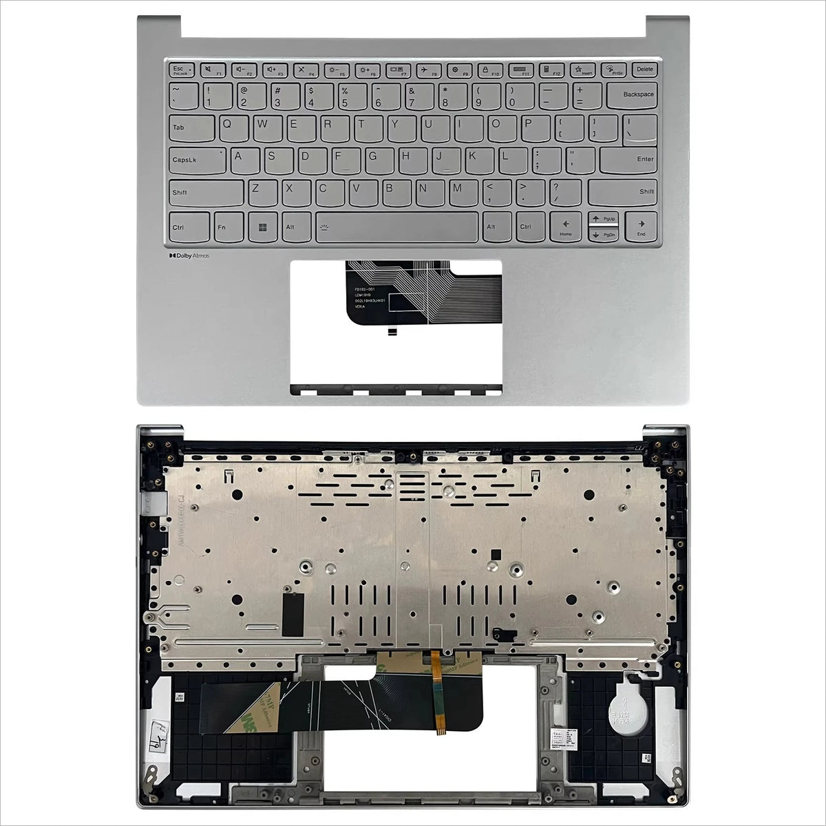Upper case keyboard for Lenovo Xiaoxin Pro 14 IAH5R ARH5R 2022 Yoga Slim 7 Pro 14IAP7 topcase palmrest  cover touchpad 5CB1J30910 Lenovo laptop repair parts