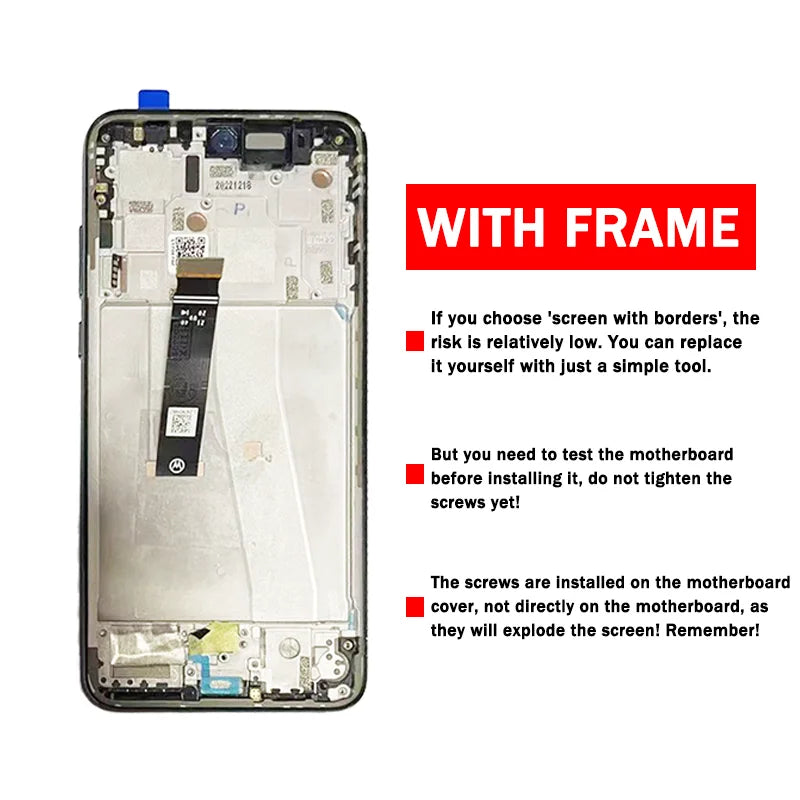 Edge30 Neo XT2245-1 Display Screen With Frame For Motorola Edge 30 Neo LCD Display Touch Panel Screen Digitizer Assembly Motorola phone repair parts